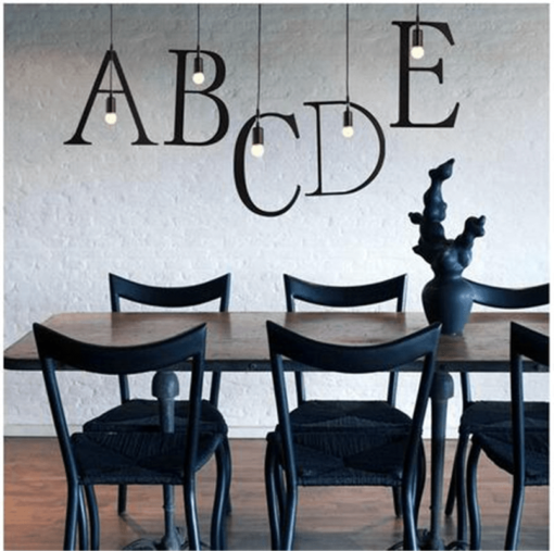 Đèn trang trí hình các chữ cái (A đến Z)