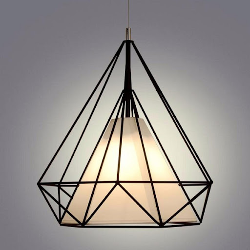 Đèn thả trang trí hình kim cương