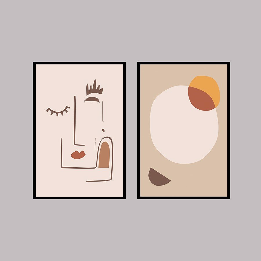 Tranh canvas phong cách Minimalism Art