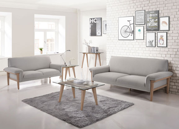 Ghế sofa 2 chỗ 930 SUNDAY Xám