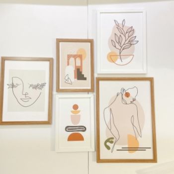 Tranh canvas phong cách Minimalism Art