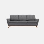 Ghế sofa văng nỉ màu tối