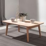 Bàn trà đạo chân xếp gỗ tự nhiên